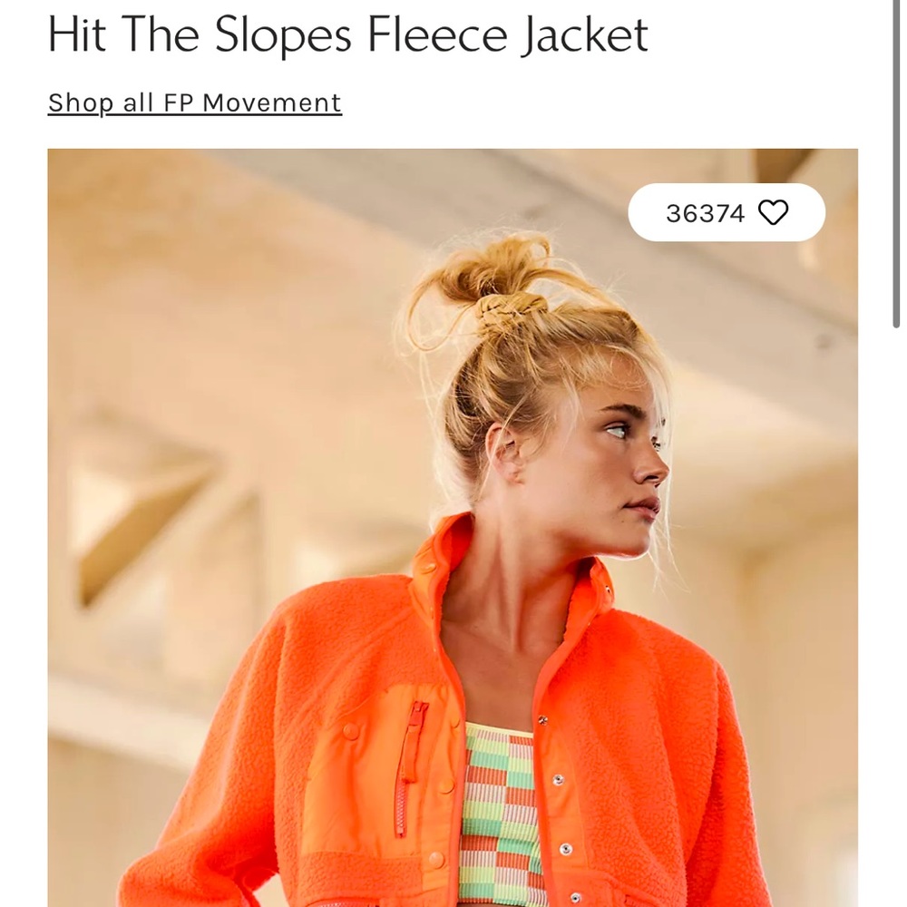 FREE PEOPLE HIT THE SLOPES JACKET!☕️🤍
